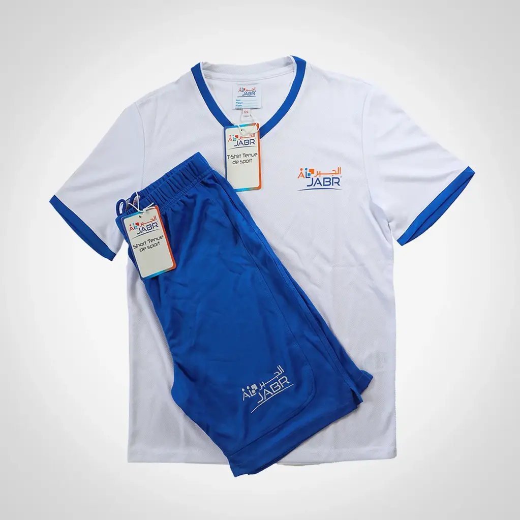 ENSEMBLE TENUE DE SPORT SHORT ET TEE SHIRT  AJ